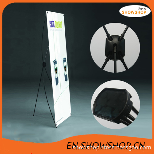 Advertising mini x banner stand/ x banner stand 80 x 180 cm